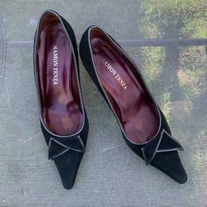 NEW LISTING: Ramon Tenza Black Suede Heels